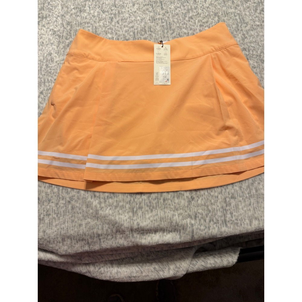 CALIA by Carrie Underwood Womens 12 Skort skirt Peach Side Zip Built-in Shorts